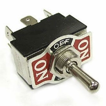 HADEX Lever switch KN3(C)-223AP, (ON)-OFF-(ON) 2-pole 250V/10A