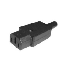 HADEX mains socket IEC60320 230V