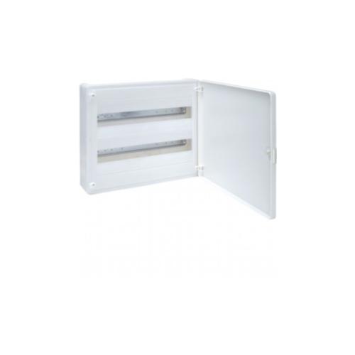 HAGER distribution board.on.plaster VD112PD 12mod. IP40 full, white door