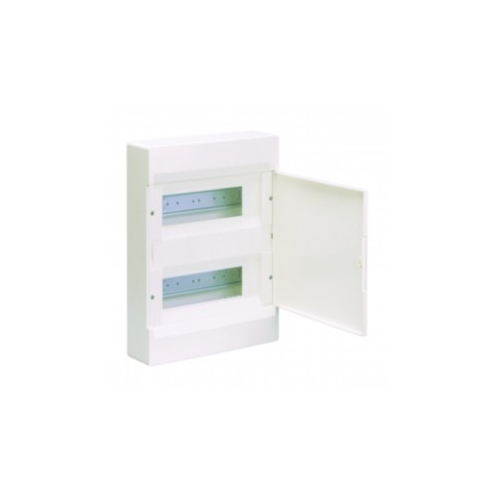 HAGER distribution board.on.plaster VD212PD 24mod. IP40 full, white door