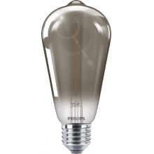 HILIPS LED bulb.filam. ST64 2.3W/11W E27 1800K 100lm Non-Dim 15Y ; smoke.