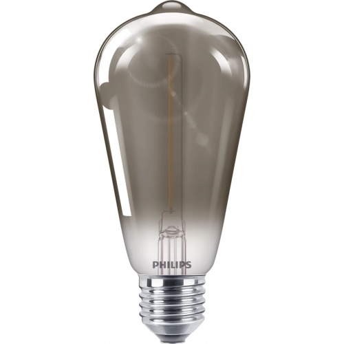 HILIPS LED bulb.filam. ST64 2.3W/11W E27 1800K 100lm Non-Dim 15Y ; smoke.