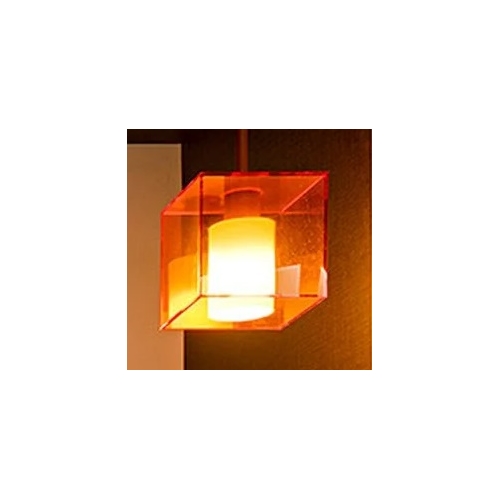 IBL light. curtain. glow. CUBE.Orange 1xE27 ; 180x180x180cm +8W/3000K