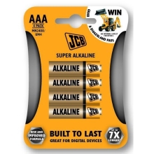 JCB battery alkaline SUPER AAA/LR03 ;BL4