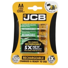 JCB rechargeable battery RTU 1200mAh AA/HR6 ;BL4