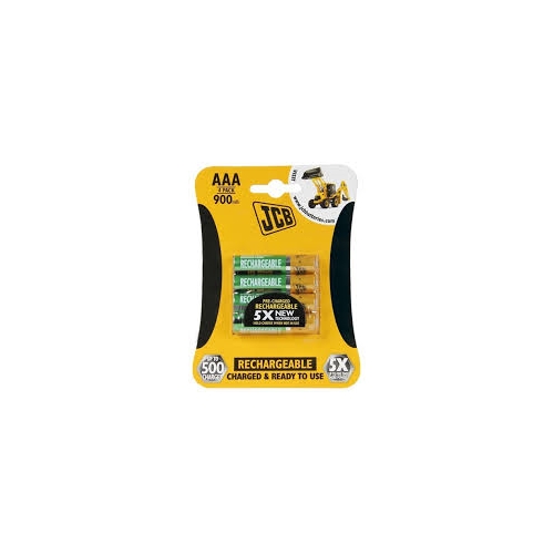 JCB rechargeable battery RTU 900mAh AAA/HR03 ;BL4