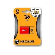 JCB zinc chloride battery. 9V/6F22 ;BL1