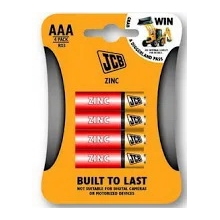 JCB zinc chloride battery. AAA/R03 ;BL4