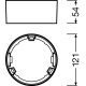 LEDVANCE acc. frame.for.surface.mounting for.downl. SLIM 105; white