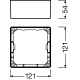 LEDVANCE acc. frame.for.surface.mounting for.downl. SLIM.SQ 105; white