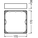 LEDVANCE acc. frame.for.surface.mounting for.downl. SLIM.SQ 155; white