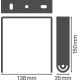 LEDVANCE accessory highb. bracket HIGHBAY 87/147/190/210W