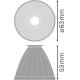 LEDVANCE accessory trackl.- reflector TRACK.SP 75 15°