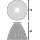 LEDVANCE accessory trackl.- reflector TRACK.SP 75 15°