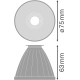 LEDVANCE accessory trackl.- reflector TRACK.SP 85 15°