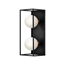 LEDVANCE ceiling light. DECOR.SQUARE 2xG9 IP44; black