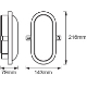 LEDVANCE ceiling light LED Bulkhead 11W 800lm/840/120 ° IP54; white