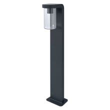 LEDVANCE column light. EnduraC Cascade 1xE27 IP44 80cm clear/dark grey