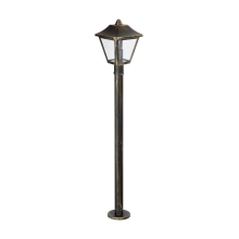 LEDVANCE column light. EnduraC Trad 1xE27 IP44 100cm black/gold