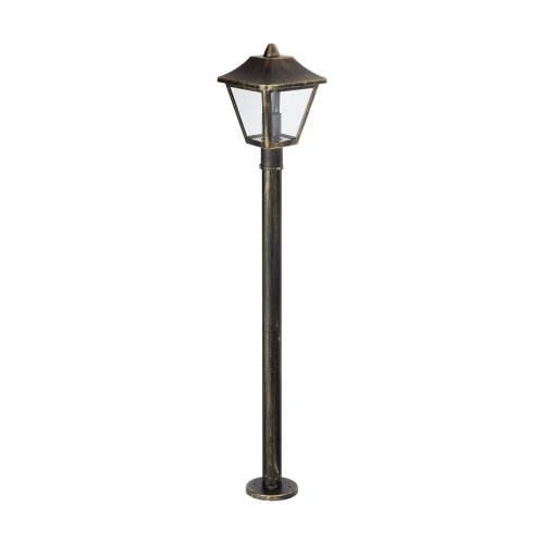 LEDVANCE column light. EnduraC Trad 1xE27 IP44 100cm black/gold