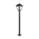 LEDVANCE column light. EnduraC Trad 1xE27 IP44 100cm black/gold