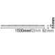 LEDVANCE damp proof batten LED DAMPPR.S 58W 8000lm/840 IP65 70Y; gray sens.