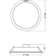 LEDVANCE downlight LED 13W 1300lm/830 IP44 25Y; diameter 165mm white