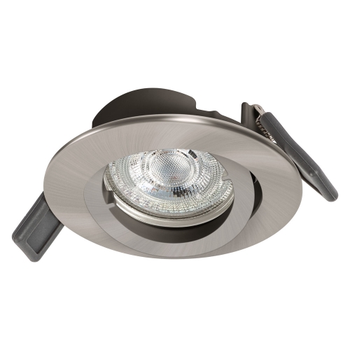 LEDVANCE downlight LED SP.SET.ADJ 4.3W 350lm/827 IP20 15Y; nickel dia.89mm