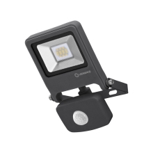 LEDVANCE flood light LED Endura 10W 800lm/830/120 ° IP44; gray sens.