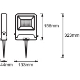 LEDVANCE flood light LED Endura 20W 1700lm/830/120 ° IP65;