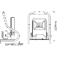 LEDVANCE flood light LED Worklight 30W 2700lm/840/120° IP44; r-stand/2xsocket