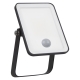 LEDVANCE floodlight LED FL.ESSENTIAL 10W 900lm/865/100° 25Y IP65; black sens.