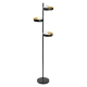 LEDVANCE floor lamp. DECOR.MEMPHIS.F 3xG9 ; black/gold