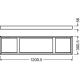 LEDVANCE kit.for.adhesion.assembly for.PANEL 120x30cm;