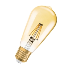 LEDVANCE LED bulb 1906 ST64 4W/35W E27 2400K 410lm NonDim 15Y gold