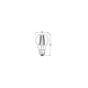 LEDVANCE LED bulb SUP COMF A60 11W/100W E27 2700K 1521lm Dim 15Y clear