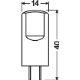 LEDVANCE LED capsule PARATHOM 2.6W/28W GY6.35 2700K 300lm NonDim 15Y clear