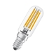 LEDVANCE LED filam.t-lamp T26 4.2W/40W E14 2700K 470lm/300° NonDim 15Y clear