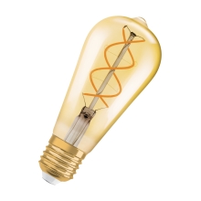 LEDVANCE LED filament bulb 1906 ST64 4W/28W E27 2000K 300lm Dim 15Y gold