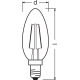 LEDVANCE LED filament candle 1906 B35 1.5W/12W E14 2400K 120lm NonDim 15Y gold