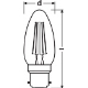 LEDVANCE LED filament candle PFM B35 4W/40W B22d 2700K 470lm NonDim 15Y clear