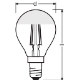 LEDVANCE LED filament lamps PFM P45 4W/31W E27 2700K 380lm 15Y; silver canopy