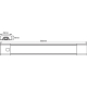 LEDVANCE LED linear light 6W 350lm/830/110 ° IP20 ;RGBW