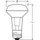 LEDVANCE LED reflector CLS R63 4.8W/60W E27 2700K 345lm/36° Dim 25Y