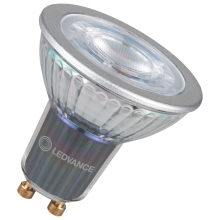 LEDVANCE LED reflector PFM PAR16 9.6W/100W GU10 2700K 750lm/36° Dim 25Y glass