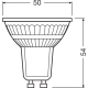 LEDVANCE LED reflector SUP COMF PAR16 6W/46W GU10 4000K 575lm/120° Dim 25Y glass