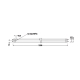 LEDVANCE LED tube EXT P T8 1.2m 15W/36W G13 2400lm/840 50Y Dim