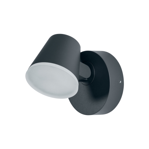 LEDVANCE LED wall light Endura 12.5W 800lm/830/110 ° IP44; gray