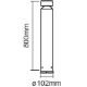 LEDVANCE light column LED Endura 6W 360lm/830/ IP44;