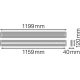 LEDVANCE light fixture LED LN.IndiviLED.D 34W 3800lm/830 IP20 50Y